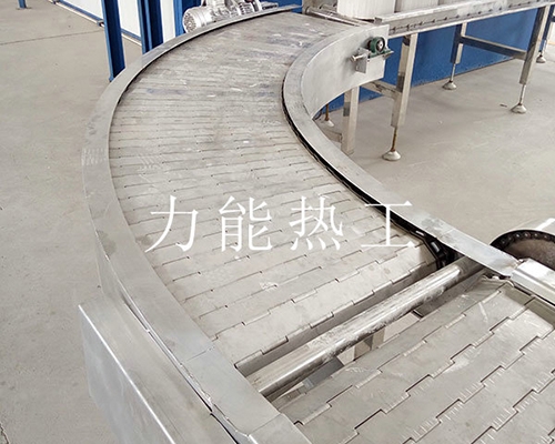 贵州不锈钢链板转弯输送机